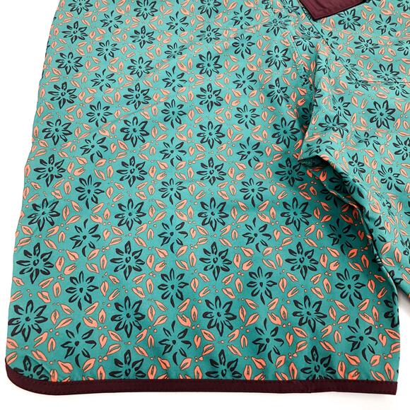 PRANA Men's Vintage Boardshort Size 28 Green Cove Geo Floral 8" Inseam Swim NWT - Picture 11 of 13